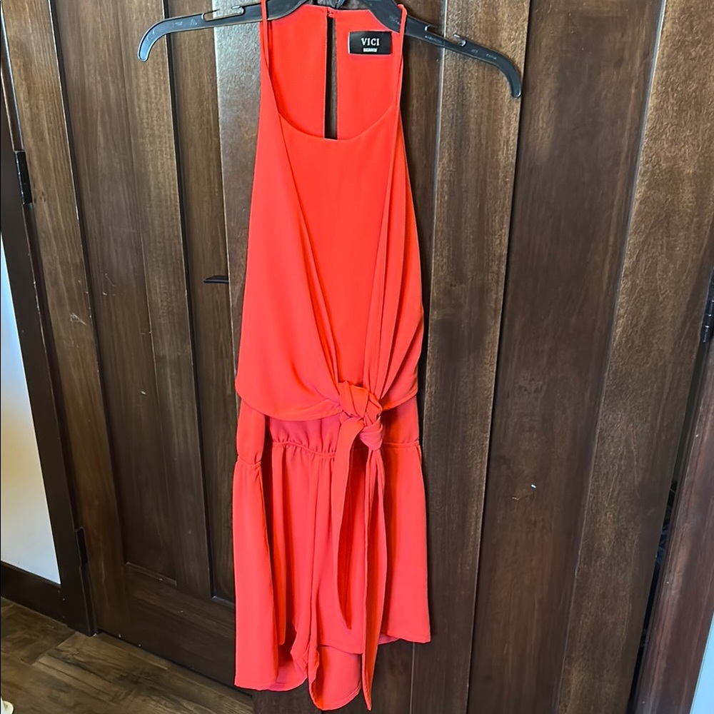 Vici Women's Red Romper